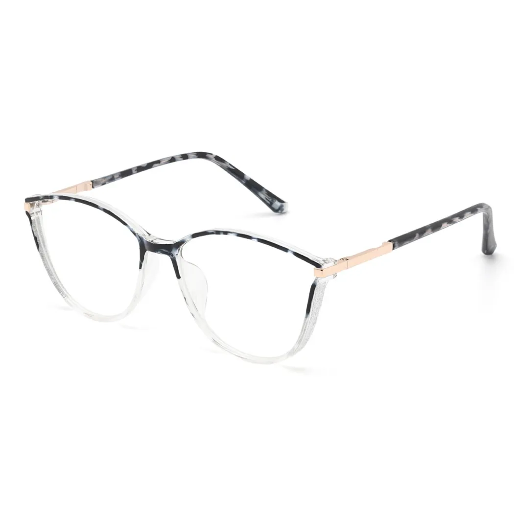 Cat-eye Tortoiseshell/Clear Eyeglasses