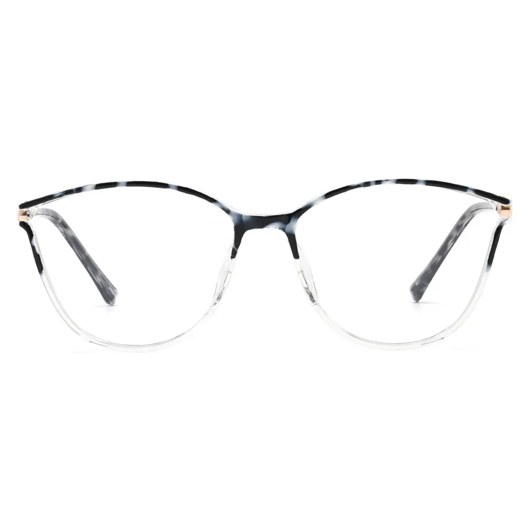 Cat-eye Tortoiseshell/Clear Eyeglasses