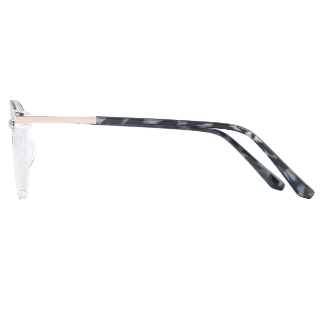 Cat-eye Tortoiseshell/Clear Eyeglasses
