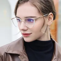 Cat-eye Tortoiseshell/Clear Eyeglasses