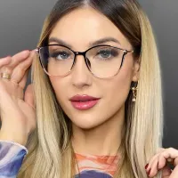 Cat-eye Tortoiseshell/Clear Eyeglasses