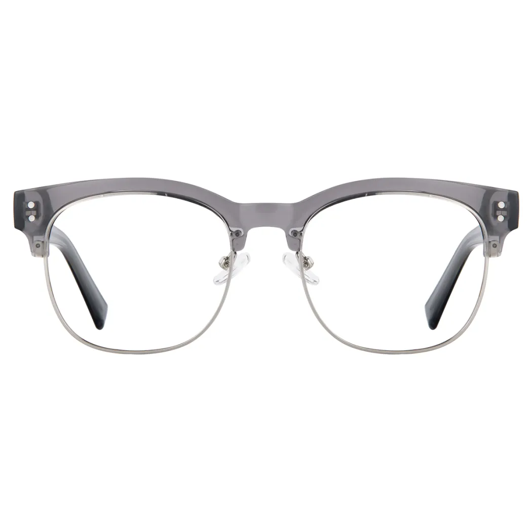 Browline Gray/Silver Eyeglasses