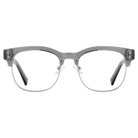 Browline Gray/Silver Eyeglasses