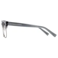 Browline Gray/Silver Eyeglasses