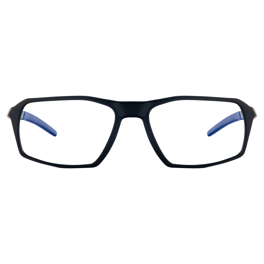 Rectangle Black/Blue Eyeglasses