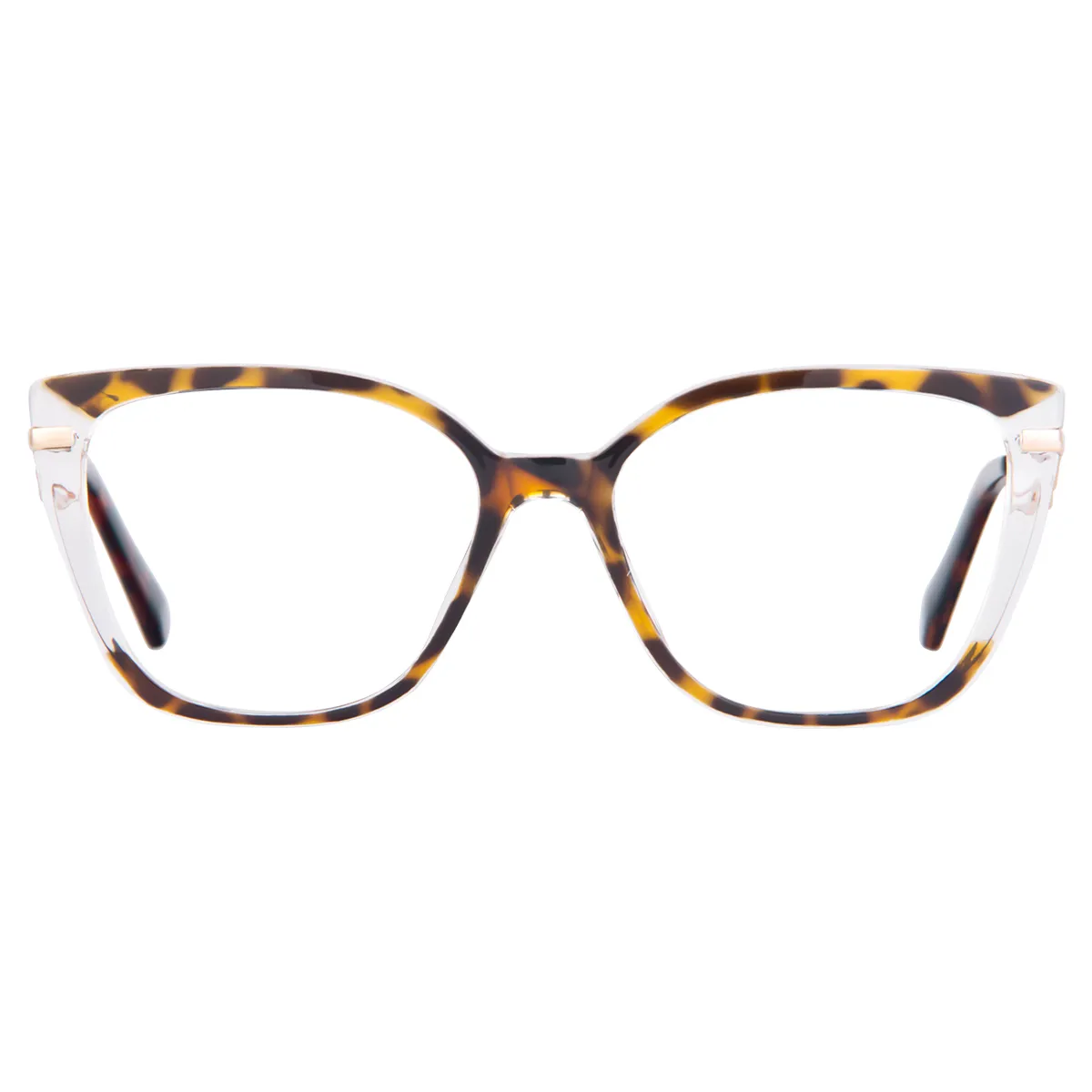 Square Tortoiseshell/Translucent Eyeglasses