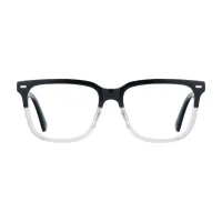 Square Black/Clear Eyeglasses