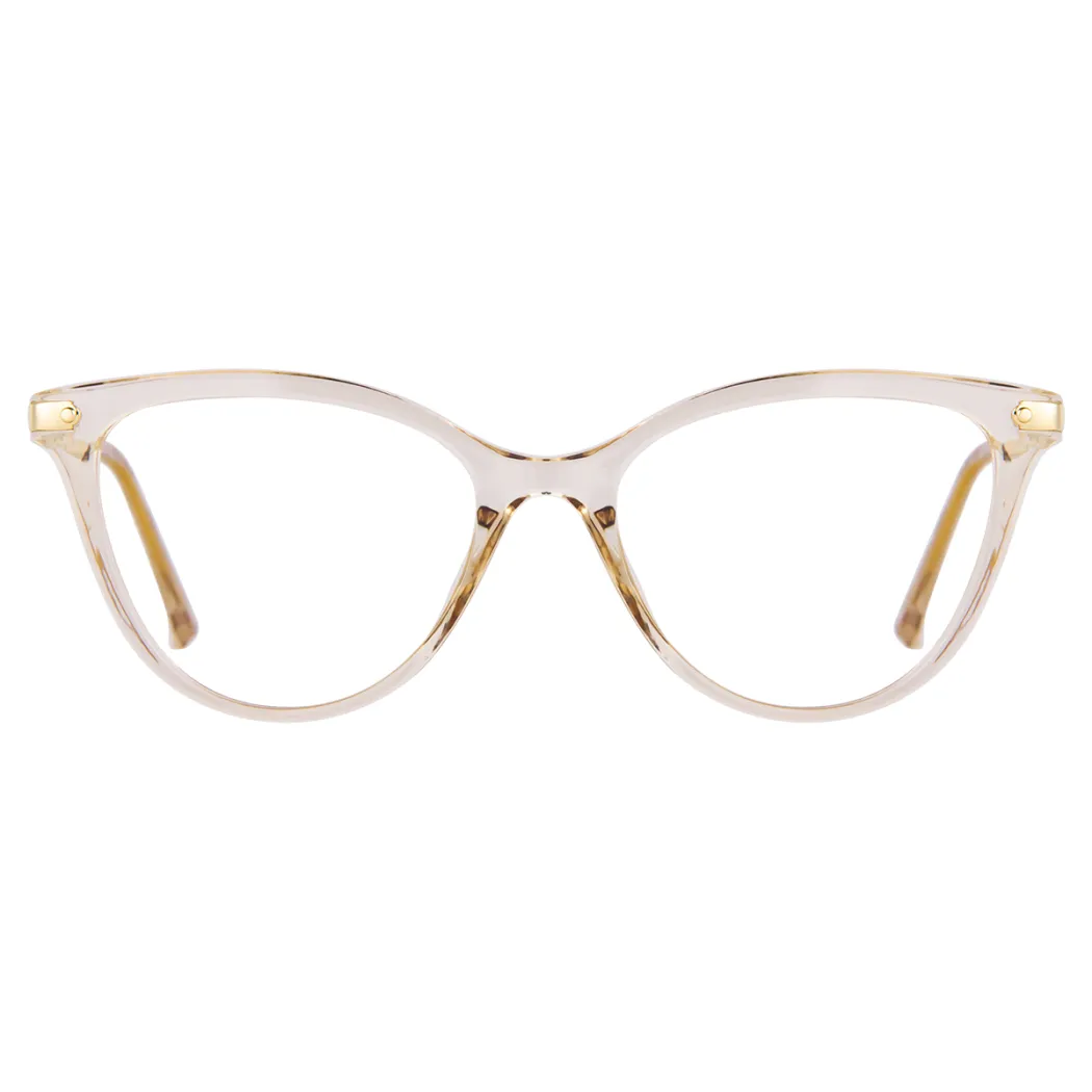 Cat-eye Cream Eyeglasses