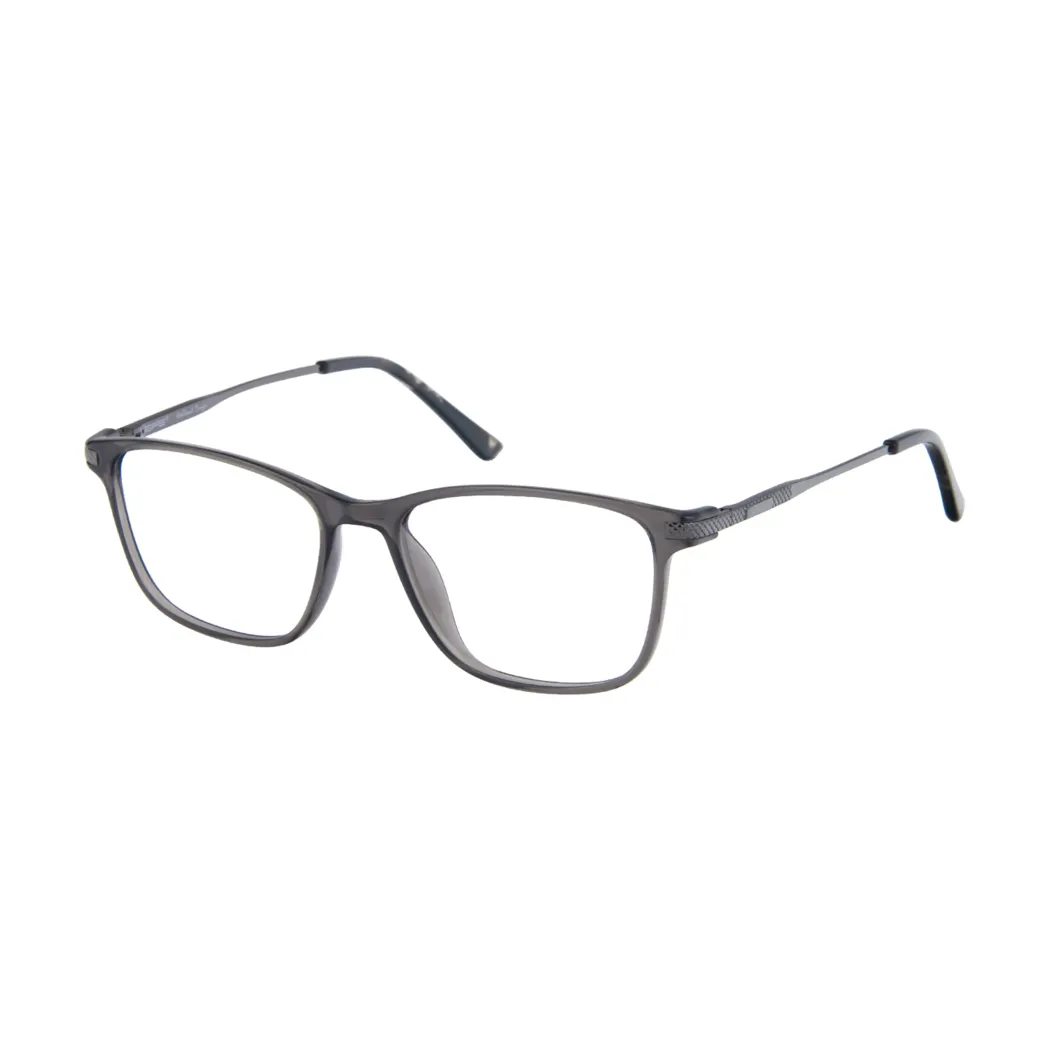 Rectangle Grey Eyeglasses