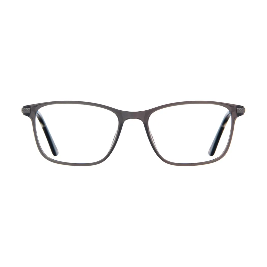 Rectangle Grey Eyeglasses