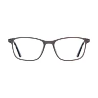 Rectangle Grey Eyeglasses