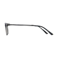 Rectangle Grey Eyeglasses