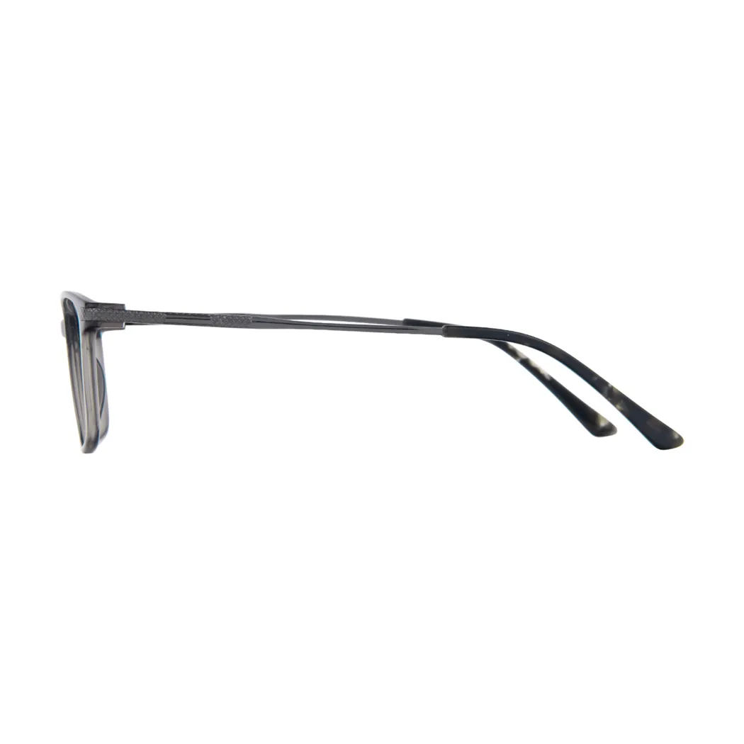 Rectangle Grey Eyeglasses