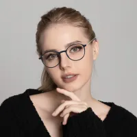 Round Clear Eyeglasses