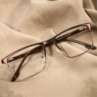 Rectangle Brown Eyeglasses