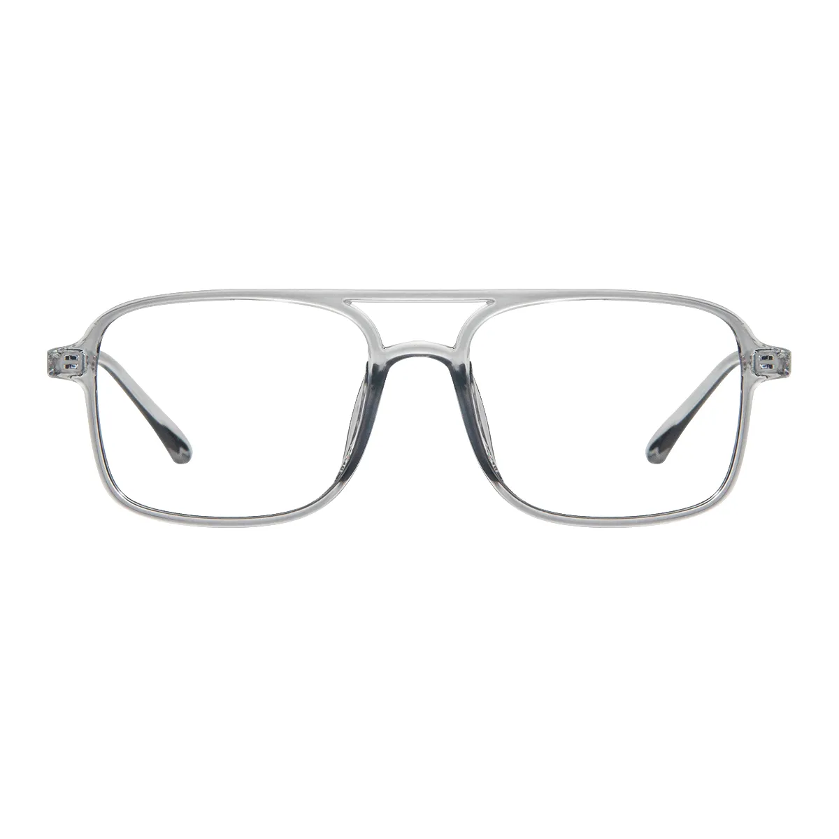 Aviator Translucent Gray Eyeglasses