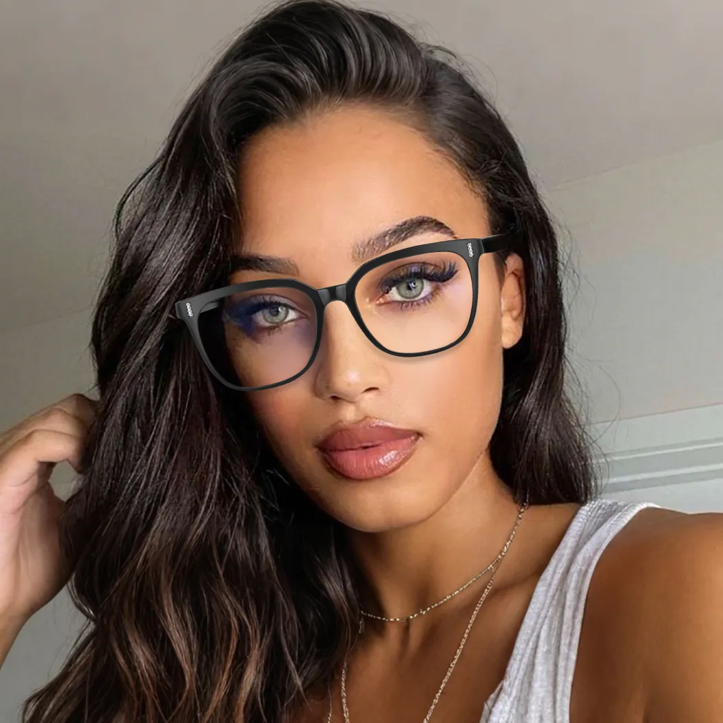 Square Gradient Gray Eyeglasses