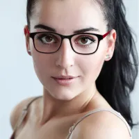 Square Grey Eyeglasses