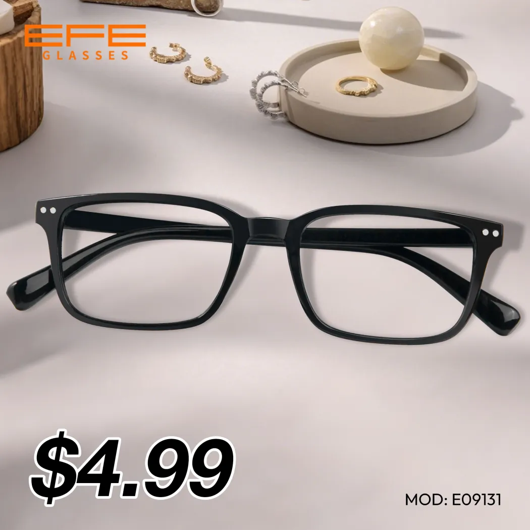 Rectangle Clear Eyeglasses