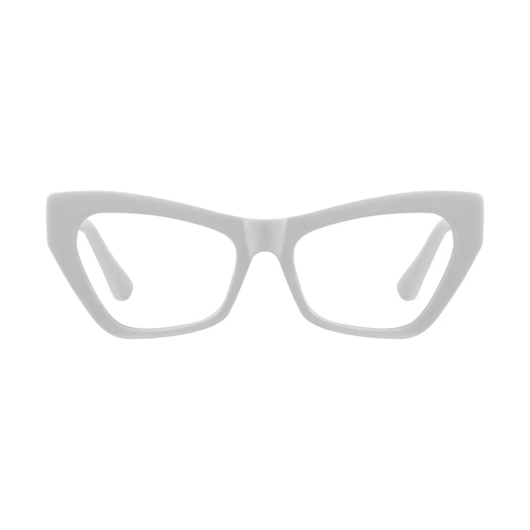 Cat-eye Clear Eyeglasses