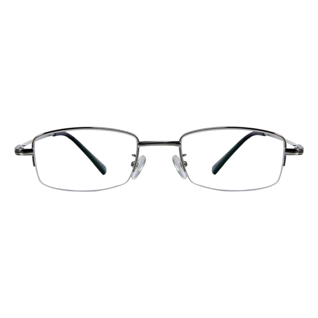 Rectangle Silver Eyeglasses