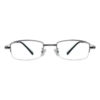 Rectangle Silver Eyeglasses