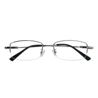 Rectangle Silver Eyeglasses