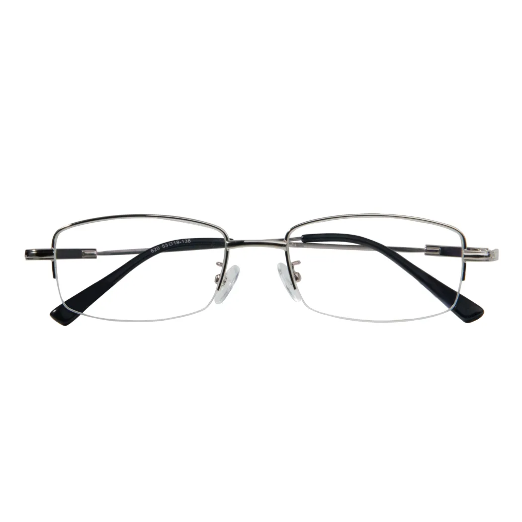 Rectangle Silver Eyeglasses