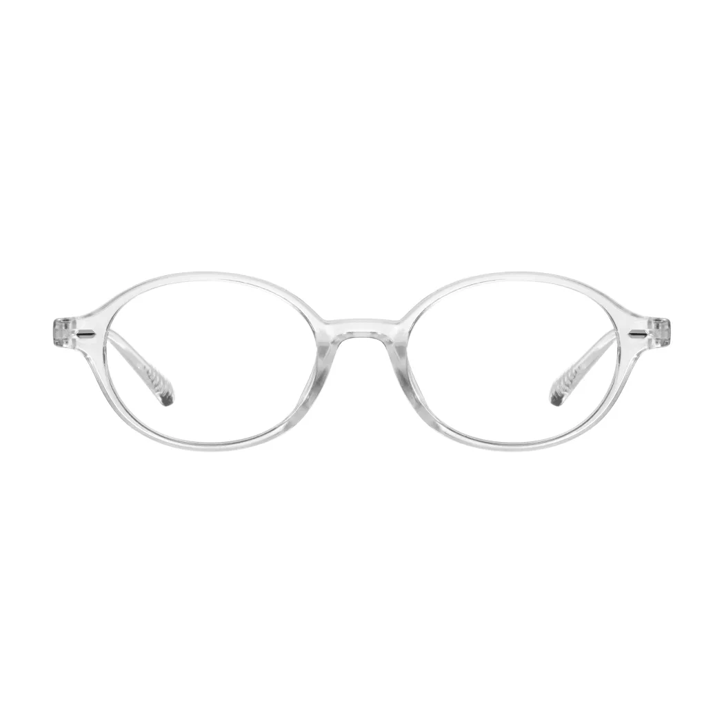 Oval Clear Eyeglasses