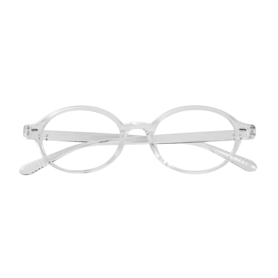 Oval Clear Eyeglasses