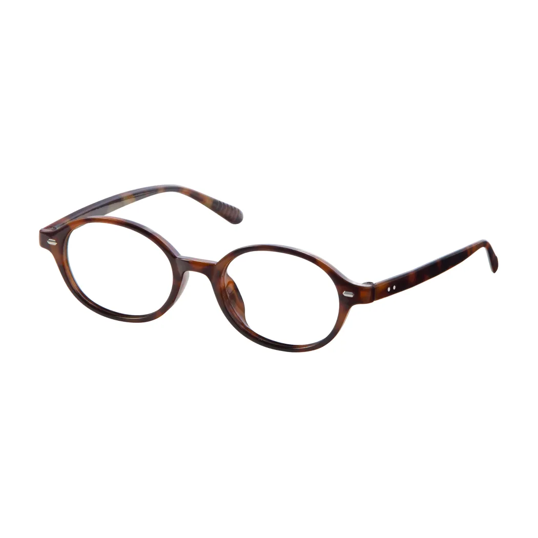 Oval Tortoiseshell Eyeglasses