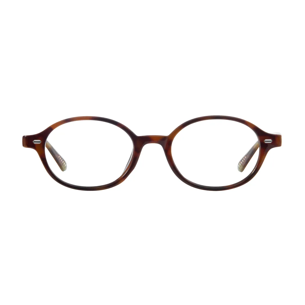 Oval Tortoiseshell Eyeglasses