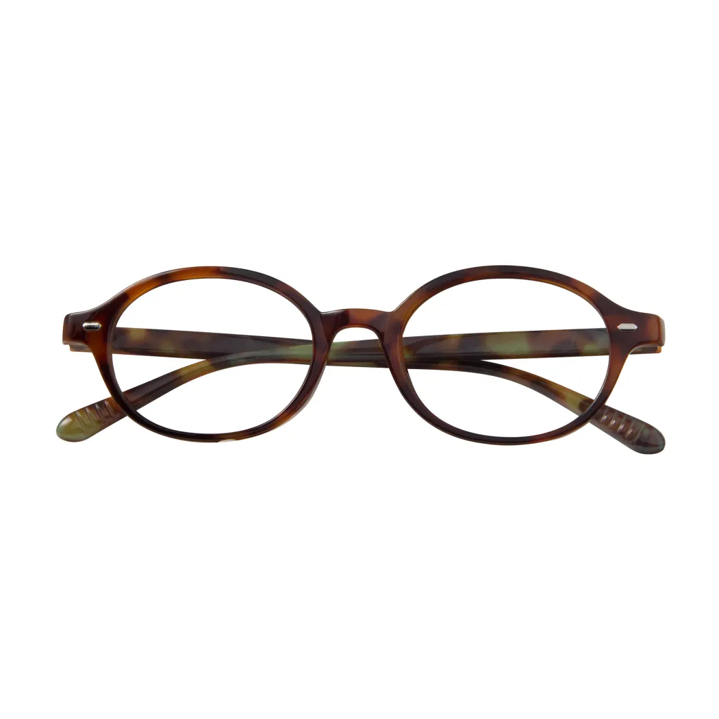 Oval Tortoiseshell Eyeglasses