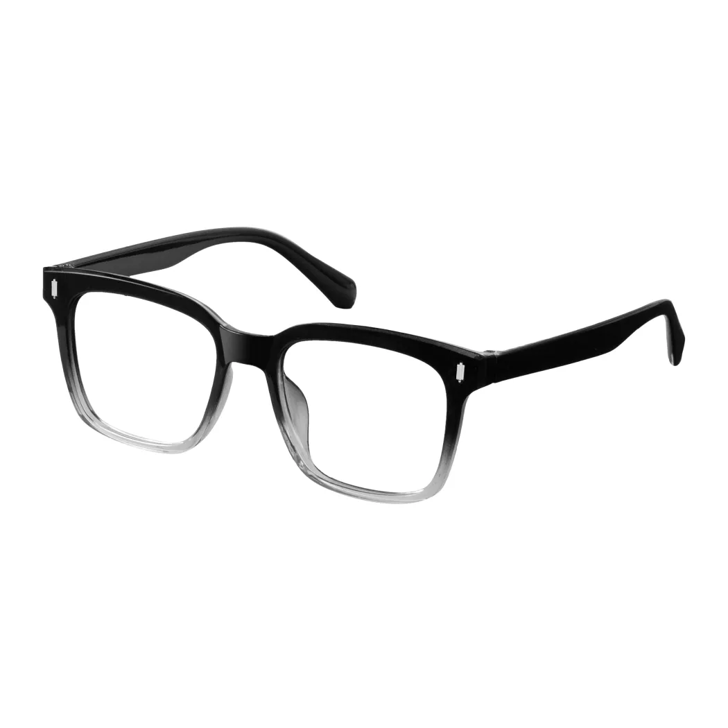 Square Black/Clear Eyeglasses