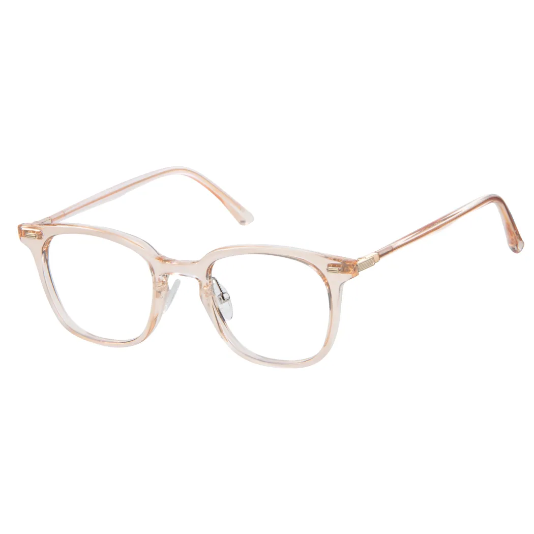 Square Pale Pink Eyeglasses