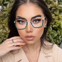 Square Black Eyeglasses