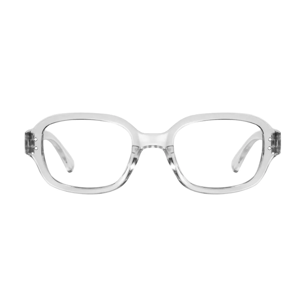 Oval Clear Eyeglasses