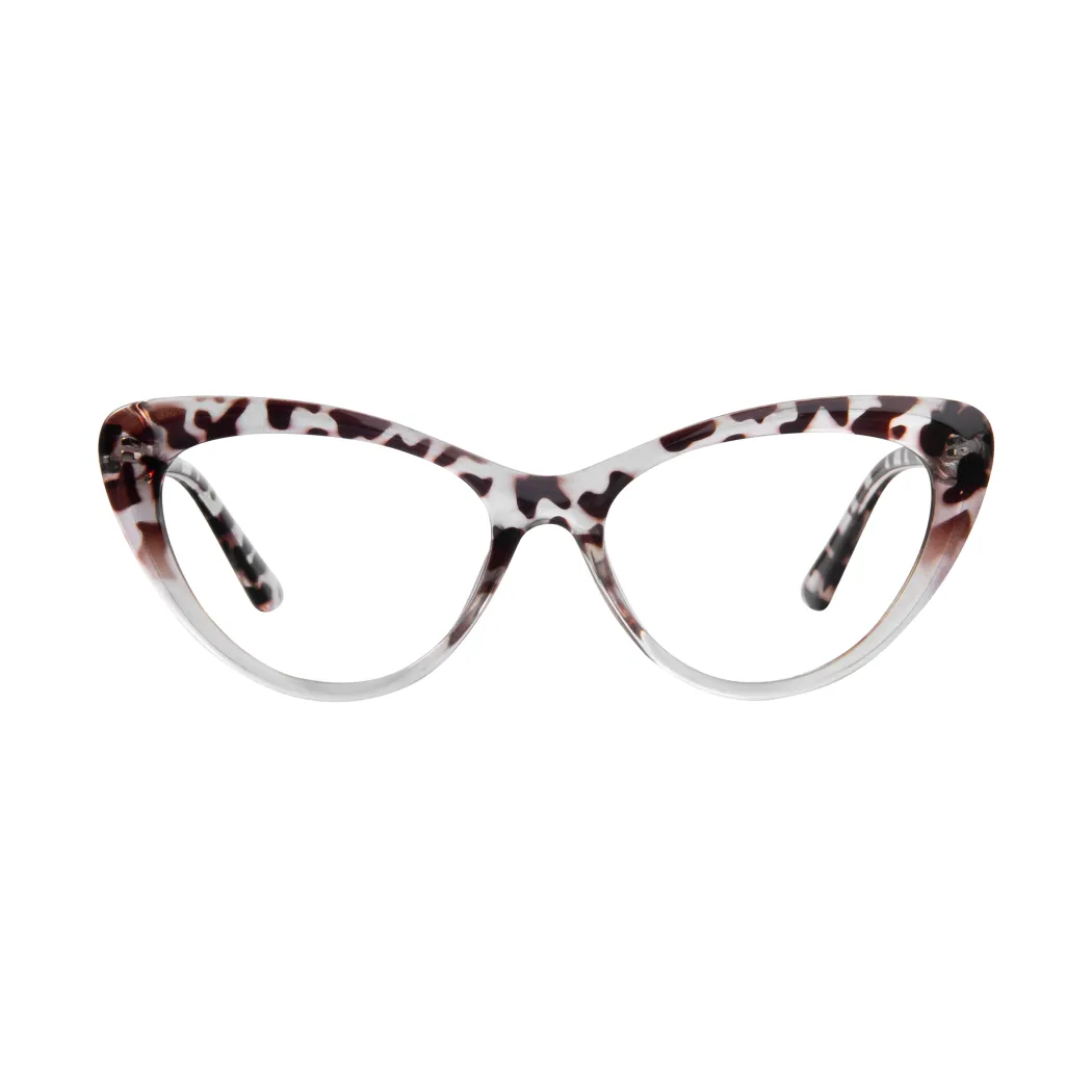 Cat-eye Tortoiseshell/Clear Eyeglasses