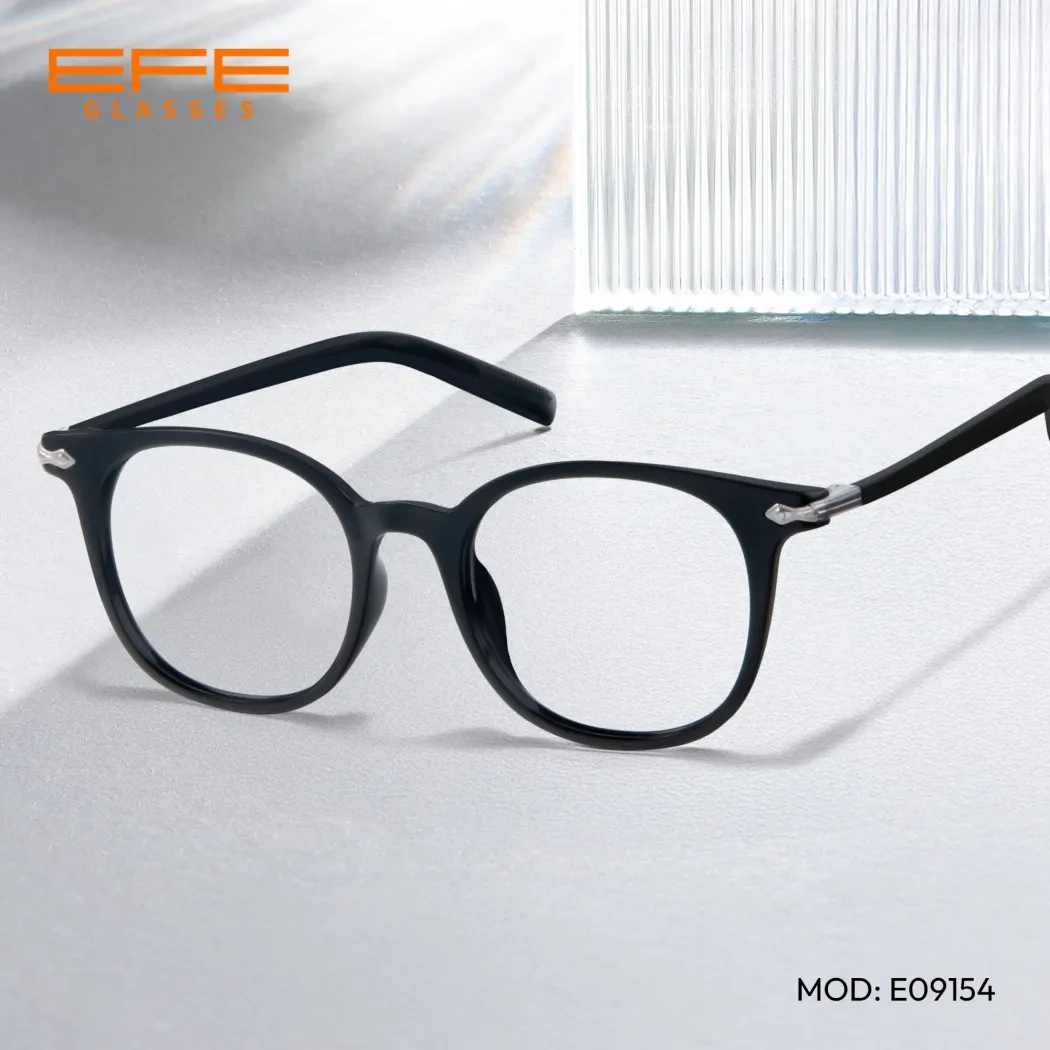 Round Black Eyeglasses