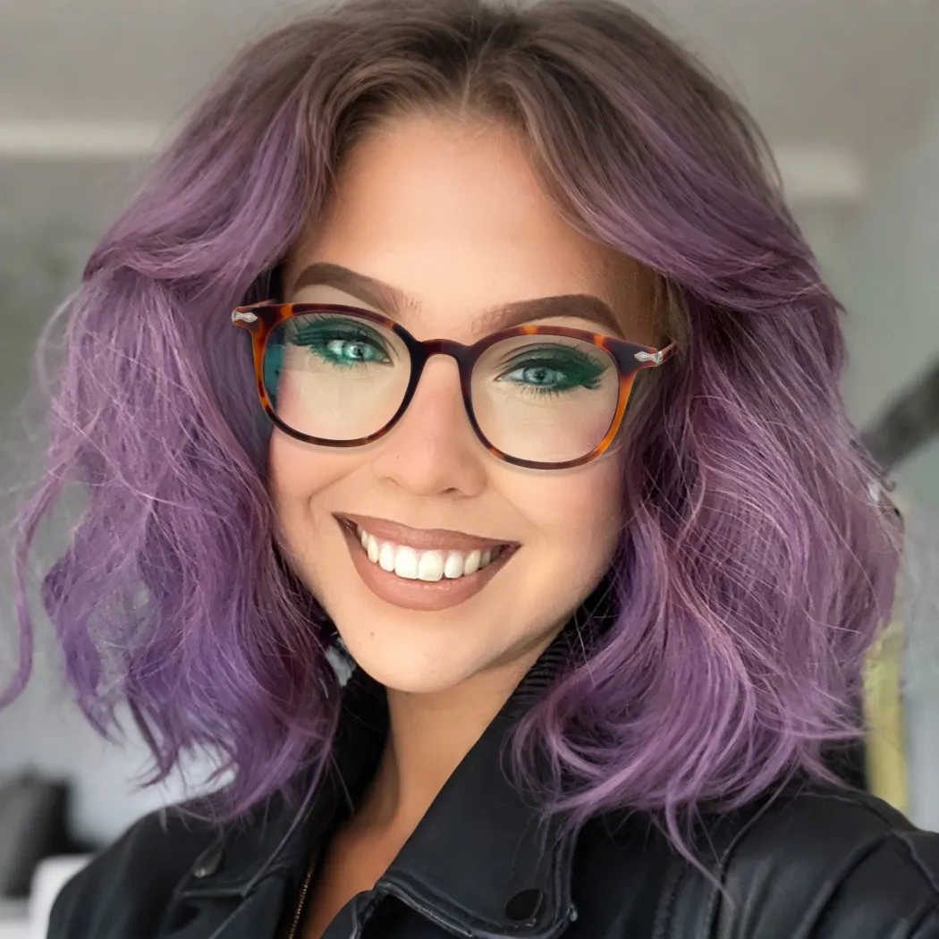 Round Black Eyeglasses