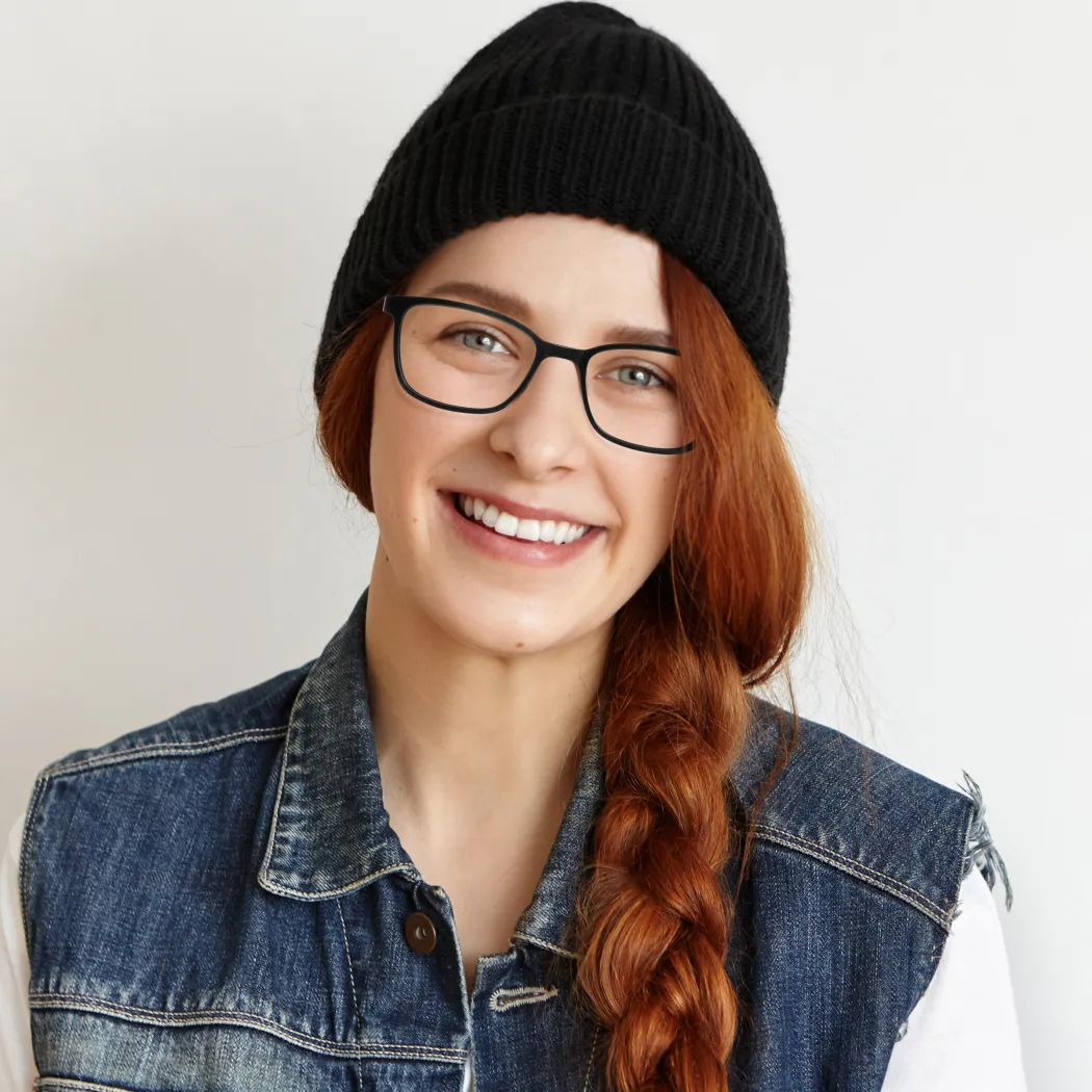 Rectangle Clear Eyeglasses