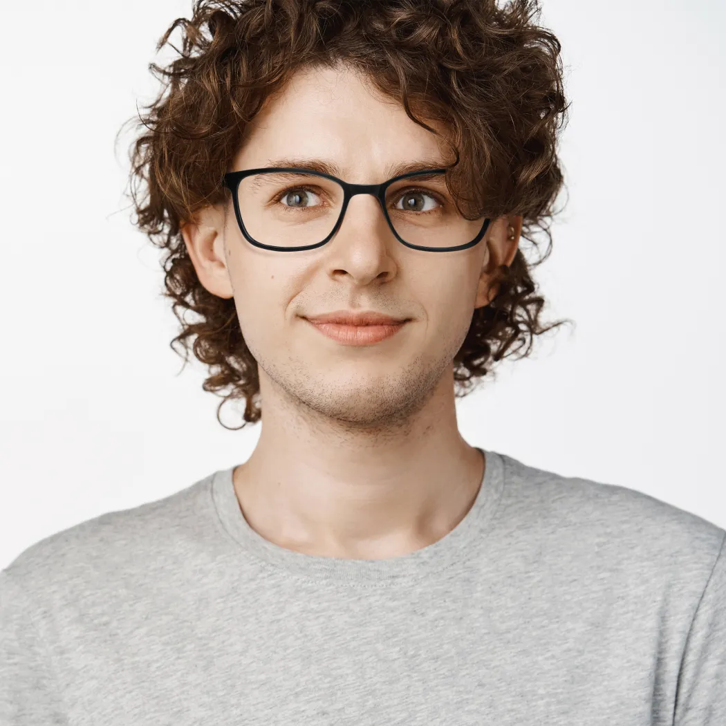 Rectangle Clear Eyeglasses