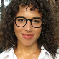 Square Transparent Gray Eyeglasses