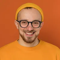 Square Transparent Gray Eyeglasses