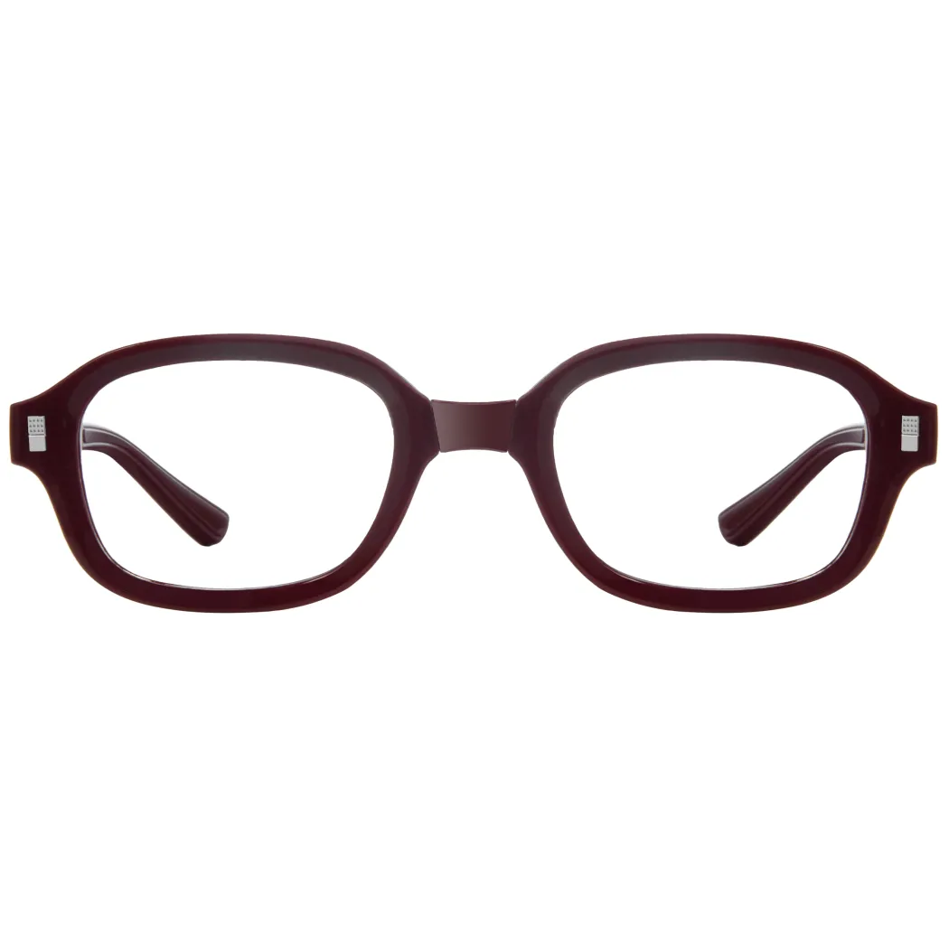 Rectangle Wine Eyeglasses