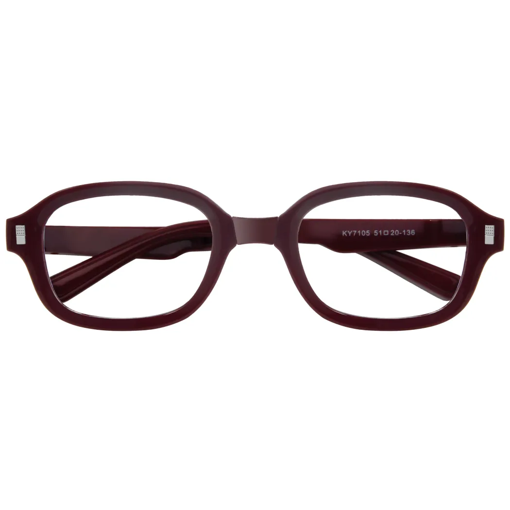 Rectangle Wine Eyeglasses