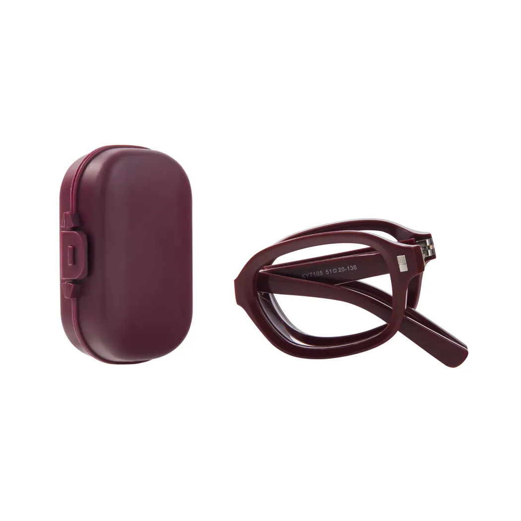 Rectangle Wine Eyeglasses