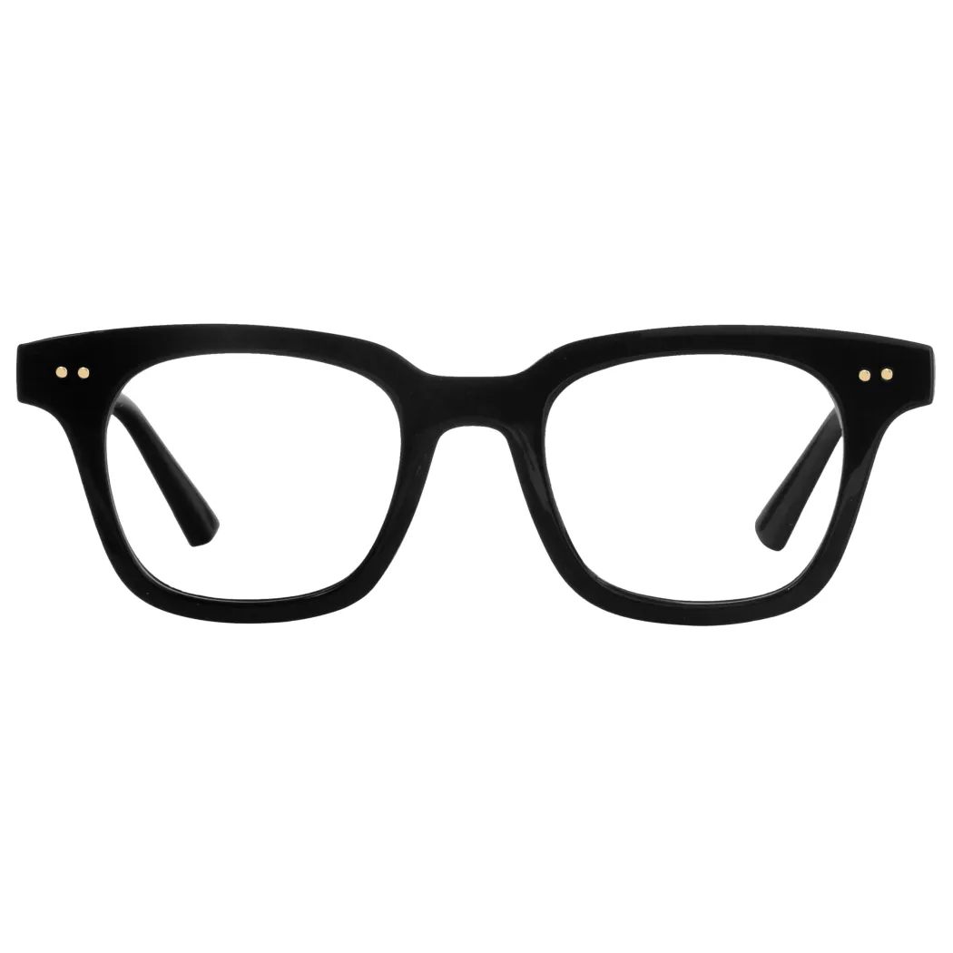 Square Black Eyeglasses