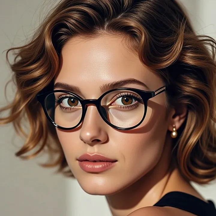 Round Black Glasses