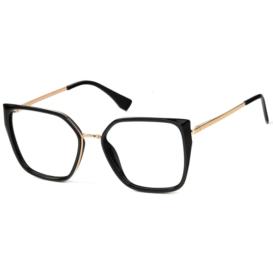 Square Black Eyeglasses